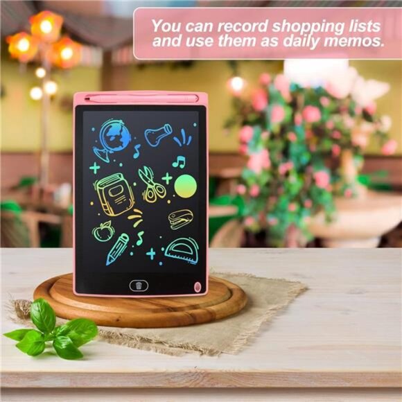 LCD Writing Tablet, 2 Packs Drawing Pads for Kids 3 4 5 6 Years Old 8.5 Inch - Picture 5 of 8
